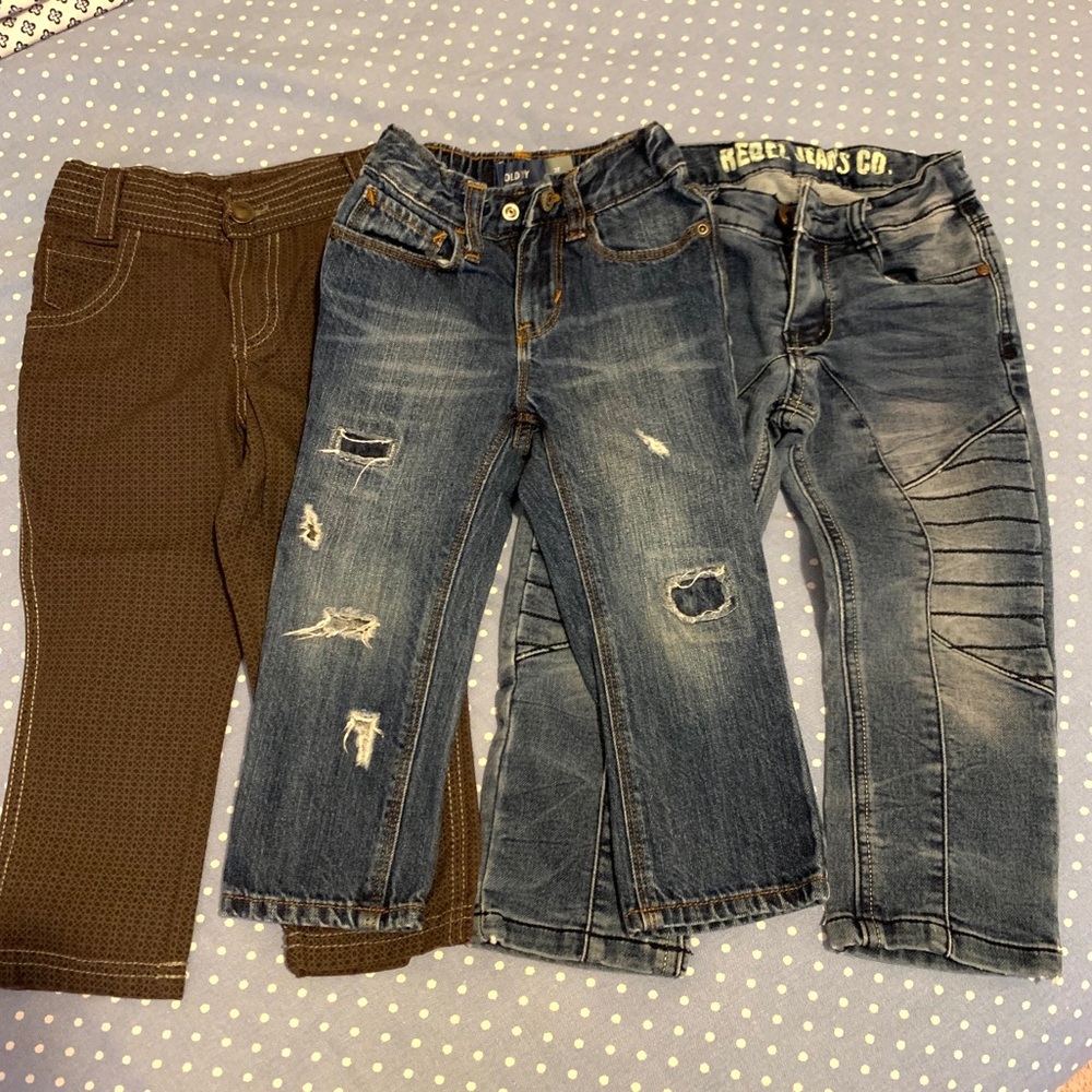 2T assorted pants